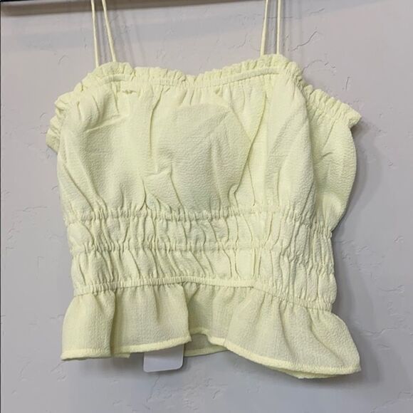 Line & Dot Smocked Cami Top - Picture 5 of 9